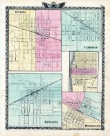 Geneseo, Cambridge, Kewanee, Fulton, Morrison, Illinois State Atlas 1876
